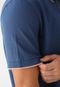 Camisa Polo Hering Reta Frisos Azul-Marinho - Marca Hering