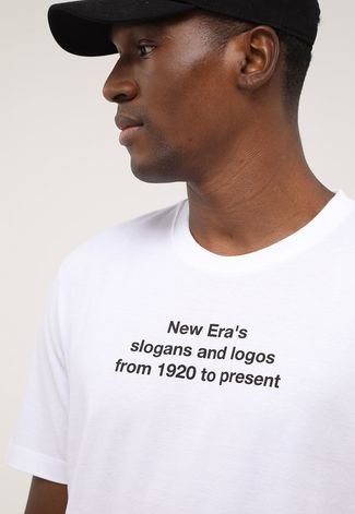 Camiseta New Era Minimal Ne Branca