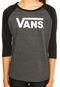 Camiseta Vans Authentic Rock 2 Ls Cinza - Marca Vans
