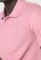 Camisa Polo Hering Reta Textura Rosa - Marca Hering