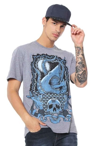 Camiseta Blunt Dark Sea Cinza - Marca Blunt