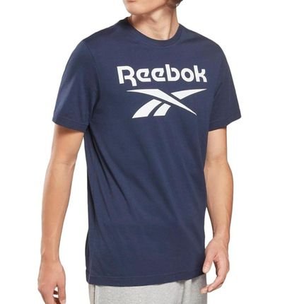 Camiseta Reebok Big Logo Masculina Azul Marinho - Marca Reebok