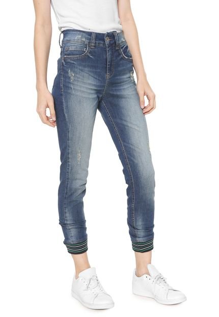 Calça Jeans Colcci Skinny Cropped Azul - Marca Colcci