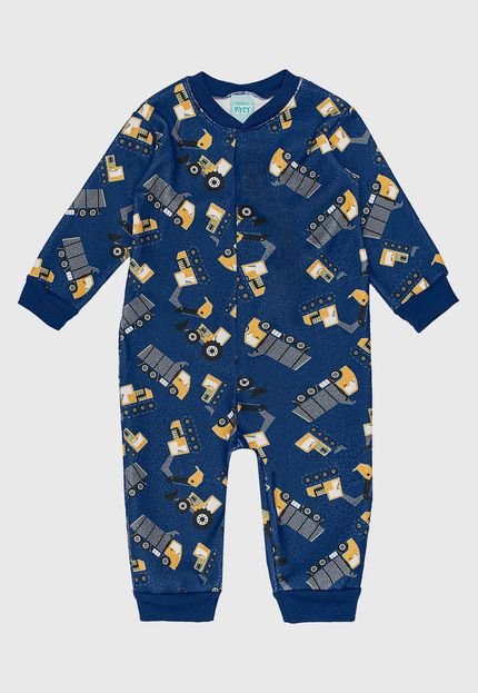 Pijama Infantil Kyly Longo Caminhão Azul - Marca Kyly