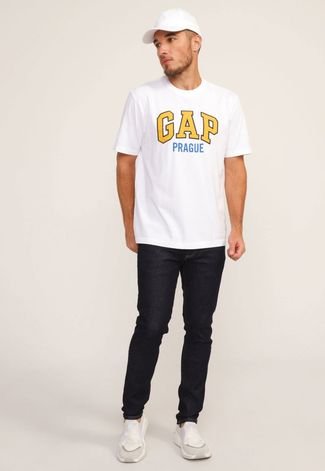 Camiseta GAP Logo Branca