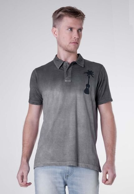 Camisa Polo Rockstter Tropical Cinza - Marca Rockstter