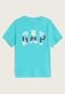 Camiseta Infantil GAP Logo Azul - Marca GAP