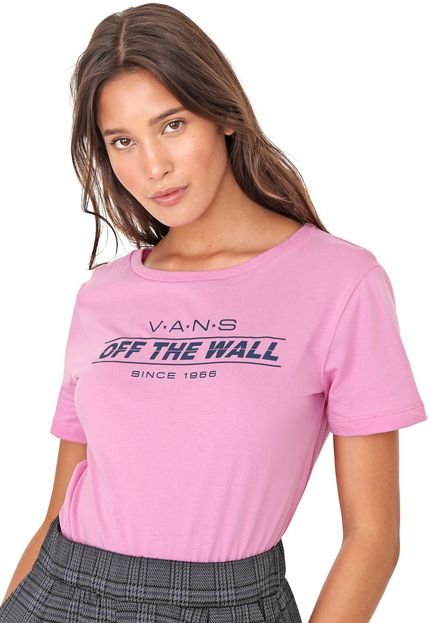 Camiseta Vans Wm Sign Up Rosa - Marca Vans