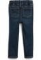 Calça Jeans GAP Infantil Skinny Corações Glitter Azul - Marca GAP