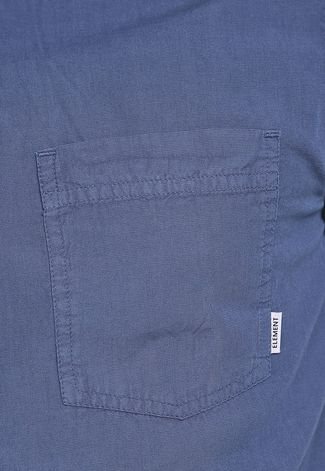 Camisa Element Reta Bennet Azul-Marinho