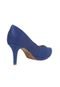 Scarpin Crysalis Bico Amendoado Azul - Marca Crysalis