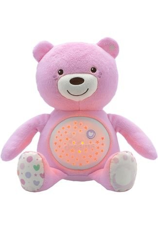 Projetor Bebê Urso Chicco - Rosa