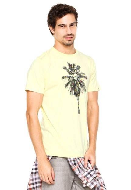 Camiseta Quiksilver Palm Light Amarelo - Marca Quiksilver