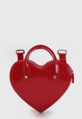 Bolsa Tiracolo Melissa Heartbeat Bag Alça Dupla Vermelha - Marca Melissa