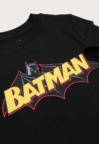 Camiseta Infantil GAP Batman Preta