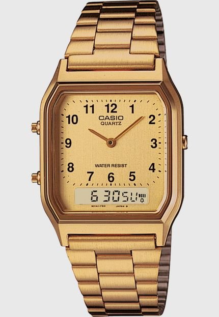 Relógio Casio AQ-230GA-9BMQ Dourado - Marca Casio