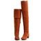 Bota Over Knee Sapatotop Shoes Cano Super Longo Caramelo - Marca Sapatotop Shoes