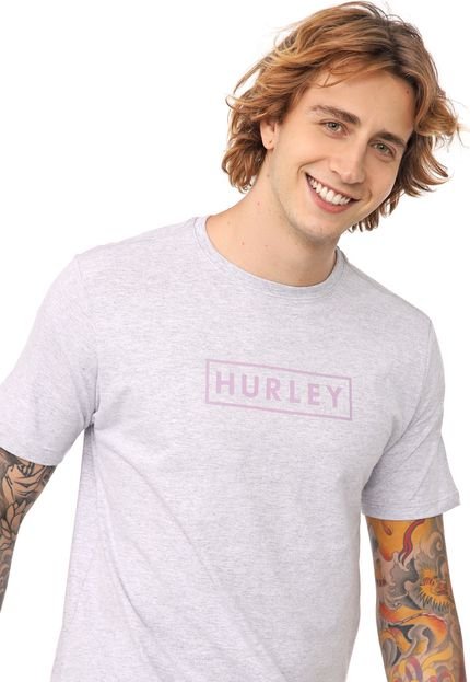Camiseta Hurley Boxed Benzo Cinza - Marca Hurley
