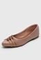 Sapatilha Dafiti Shoes Tiras Nude - Marca DAFITI SHOES