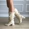 Bota Slouchy Hilary Off White Off-white - Marca Damannu Shoes