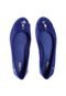 Sapatilha Usaflex PVC Laço Azul - Marca Usaflex