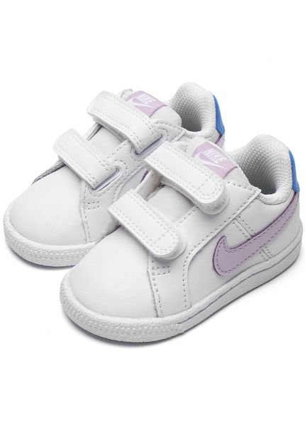 Tênis Couro Nike Menino Court Royale Toddle Branco - Marca Nike