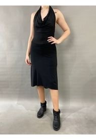 Vestido Negro Sin Marca (Producto De Segunda Mano)