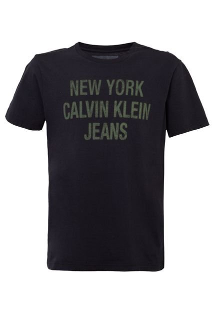 Camiseta Calvin Klein Kids Preta - Marca Calvin Klein Kids