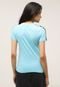 Camiseta adidas Sportswear Essentials Slim 3-Stripes Azul - Marca adidas Sportswear