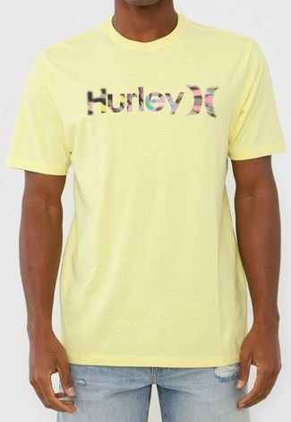Camiseta Hurley Rainbow Amarela