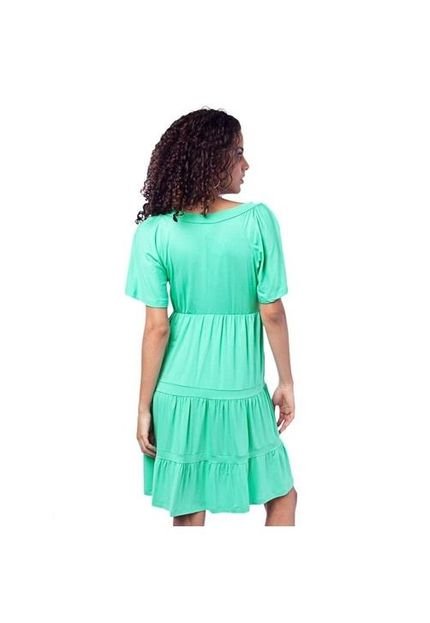 Vestido Malha Verde - Marca Mercatto