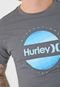 Camiseta Hurley Circle Dye Logo Grafite - Marca Hurley