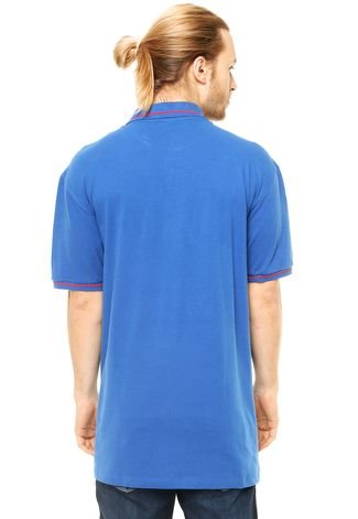 Camisa Polo Forum Logo Azul