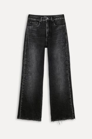 Calça Black Jeans Straight Cropped Reversa Azul
