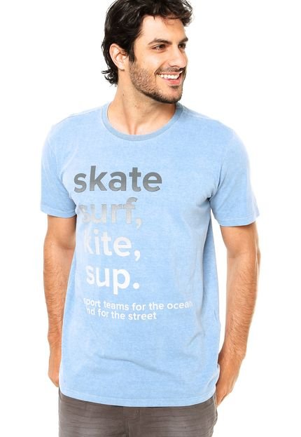 Camiseta Redley Skate Azul - Marca Redley