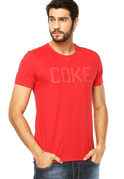Camiseta Coca cola Jeans Vermelha - Marca Coca-Cola Jeans