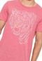 Camiseta Colcci Estampada Coral - Marca Colcci