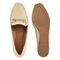 Sapato Feminino Mocassim Donatella Shoes Bico Quadrado Confort Sapatilha Social Off White - Marca Donatella Shoes