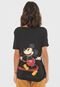 Blusa Cativa Disney Minnie e Mickey Preta - Marca Cativa Disney