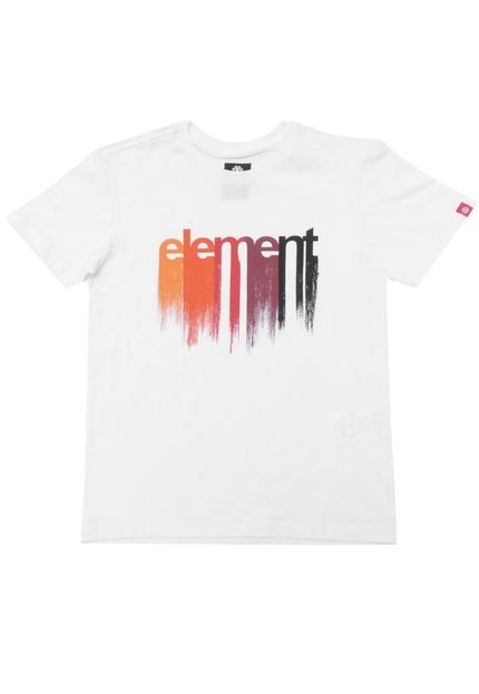Camiseta Element Drip Menino Branca - Marca Element