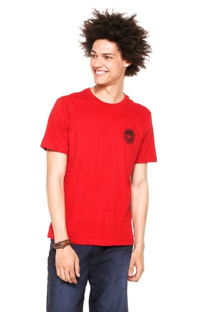 Camiseta Quiksilver Watermarked Vermelha - Marca Quiksilver