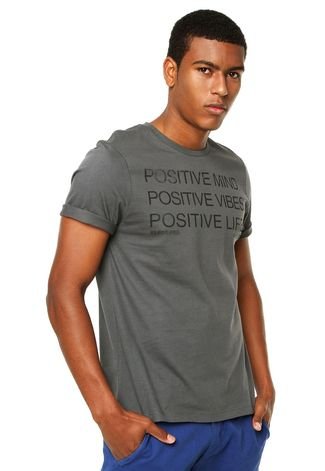 Camiseta Triton Positive Cinza