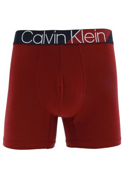 Cueca Calvin Klein Underwear Boxer Logo Bordô - Marca Calvin Klein Underwear