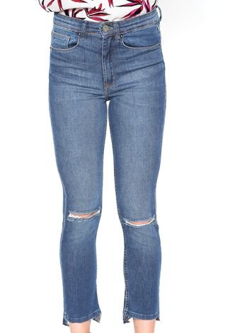 Calça Jeans Animale Skinny Giletado Azul