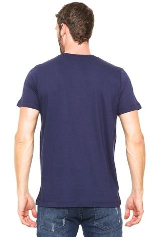 Camiseta Colcci Estampada Azul-Marinho