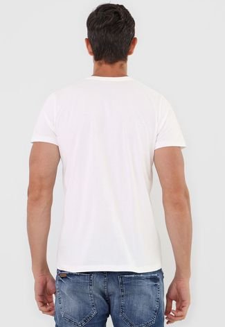 Camiseta Colcci Estampada Off-White