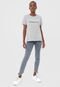 Blusa Calvin Klein Jeans White Stripes Cinza - Marca Calvin Klein Jeans