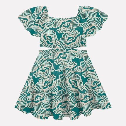 Vestido Infantil Menina Milon Verde - Marca Milon