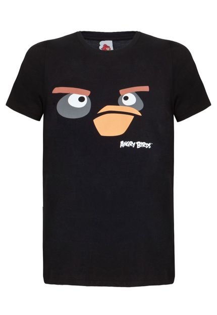 Camiseta Angry Birds Bomb Preta - Marca Angry Birds