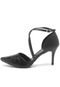 Scarpin DAFITI SHOES Croco Preto - Marca DAFITI SHOES